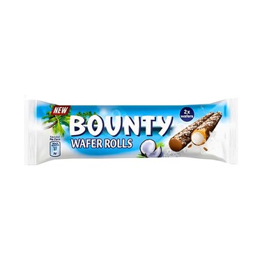Bounty Coconut Wafer Rolls 22.5gx2 Pieces