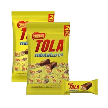 رقائق نستله تولا مينياتشر 160 جرام × 2 قطعة