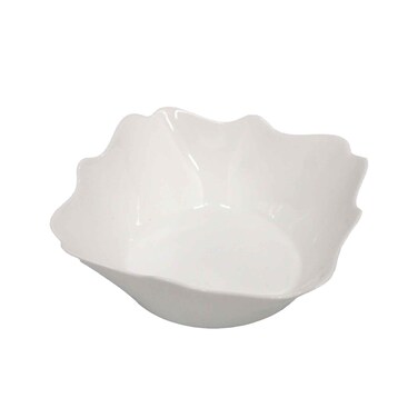 Abelplast White Bowl Square 7 Inches