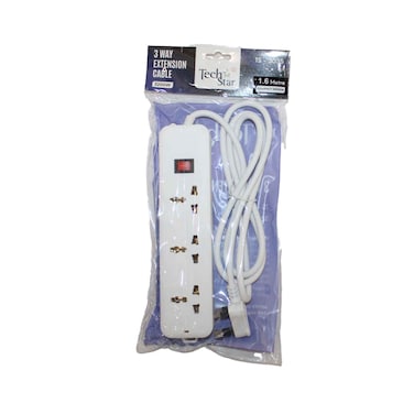 كابل تمديد ثلاثي الاتجاهات بطول 1.6 متر