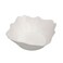 Abelplast White Flower Shape Bowl 9 Inches