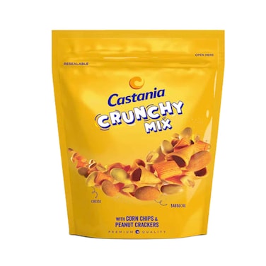 Castania Crunchy Mix With Corn Chips &amp; Peanut Crackers 170g