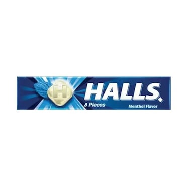 Halls Hard Candy With Menthol Flavour 22.4g