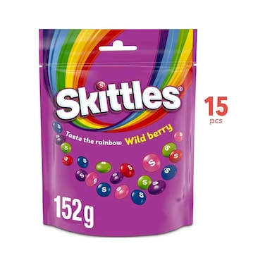 Skittles Wild Berry Candies 152gx15 Pieces