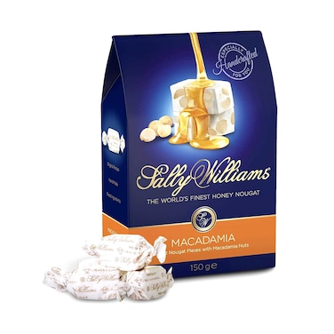 Sally Williams Soft Nougat With Macadamia Nuts 150g