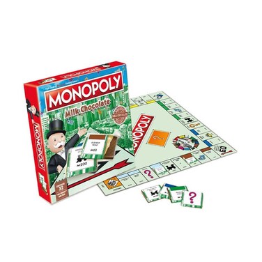 Gamesformotion الاحتكار مع قطع الشوكولاتة