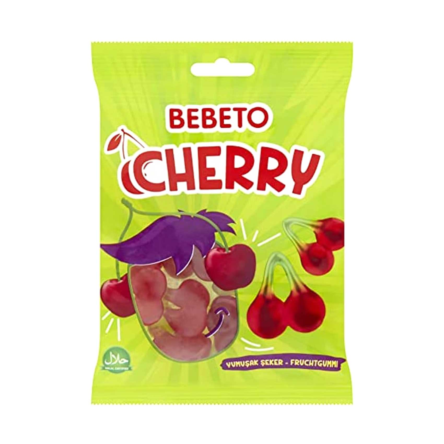 Buy Bebeto Cherry Gummy Candy 80g Online Carrefour Qatar