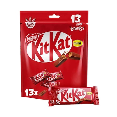 KitKat Chunky 13 Mini Breaks Chocolate Bag 175.5g