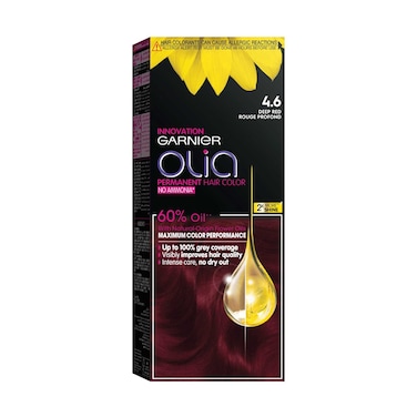 Garnier Olia No Ammonia Permanent Hair Color Deep Red Rouge Profond 4.6