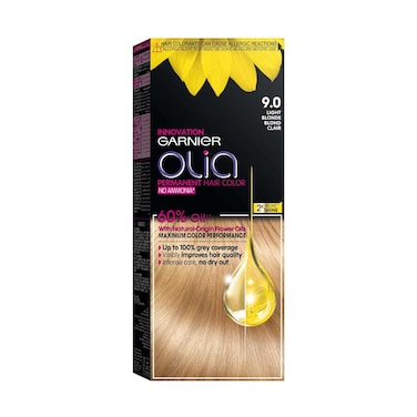 Garnier Olia No Ammonia Permanent Hair Color Light Blonde Blond Clair 9.0