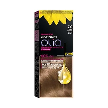 Garnier Olia No Ammonia Permanent Hair Color Dark Blonde 7.0