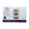 Royal Blue Glass Container 400+600+950ml