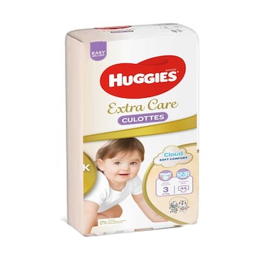 Huggies Extra Care Culottes Pants Size 3 6-11kg White 44 Diapers