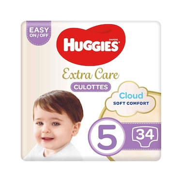 Huggies Extra Care Culottes Size 5 12-17 kg 34 Diaper Pants