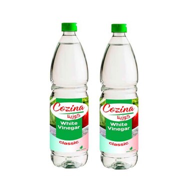 Cozina White Vinegar 1lx2