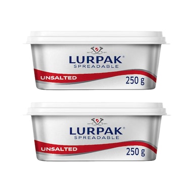 Lurpak Soft Unsalted 250gx2