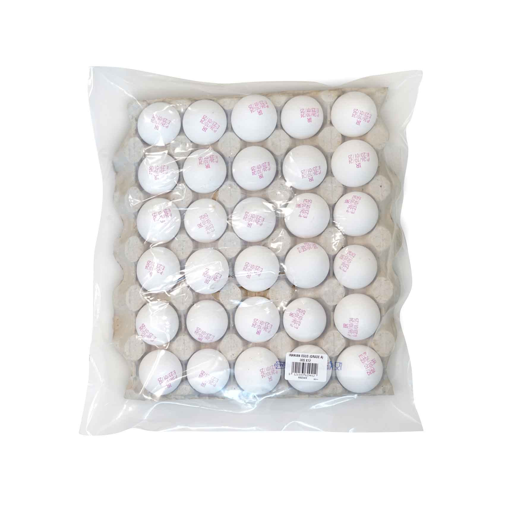 White Eggs 30"s Medium