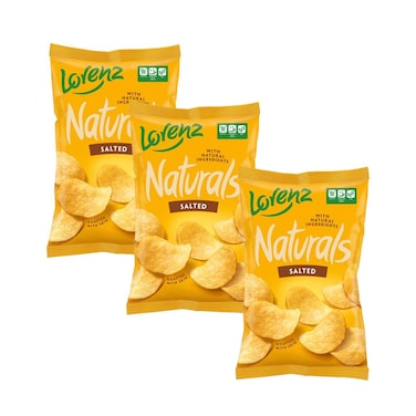 Lorenz Natural Assorted Classic Chips 100gx3 Pieces