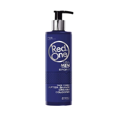 Red One Face Fresh After Shave Cream Cologne Sport For Men 400ml