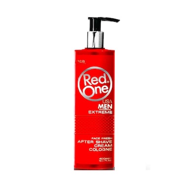 Red One Face Fresh After Shave Cream Cologne Extreme For Men 400ml