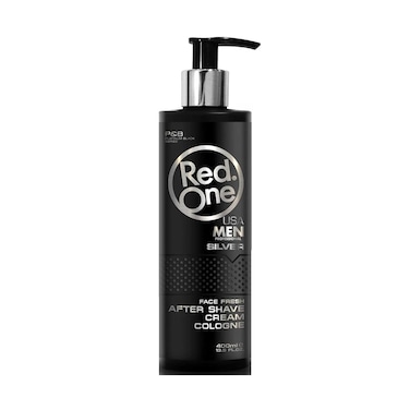 Red One Face Fresh After Shave Cream Cologne Silver For Men 400ml
