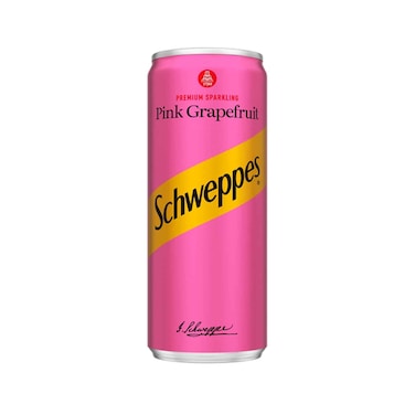 Schweppes Carbonated Drink Pink Grape Fruit Can 250ml