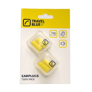 Travel Blue Ear Plugs Twin Pack