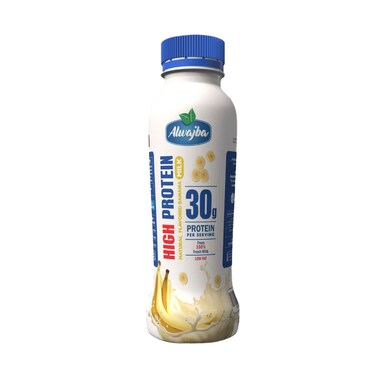 Alwajba High Protein Banana Milk Flavored Drink 330ml