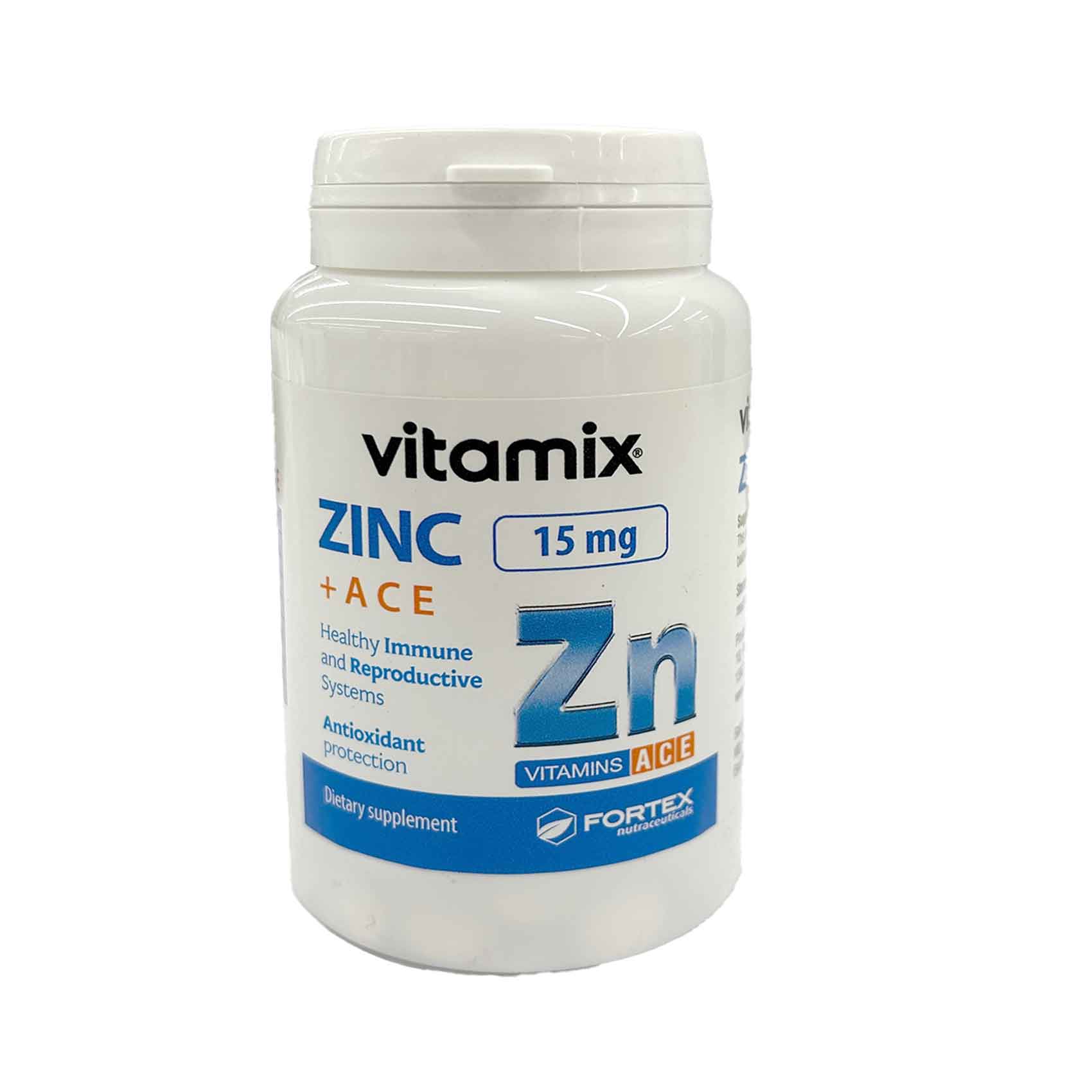 Vitamix Zinc 15mg + A, C, E Dietary Supplement 60 Tablets