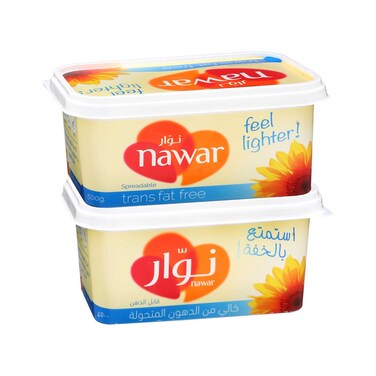 Nawar Soft Margarine Transfat Free 500gx2 Pieces