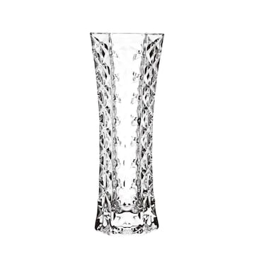 LX Hexagonal Glass Vase LXHP21-30-1 29.5cm