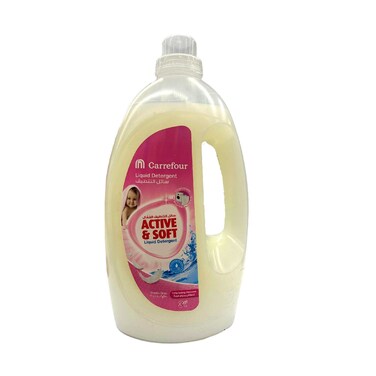 Maf Carrefour Baby Active &amp; Soft Liquid Detergent Gentle Care 3L