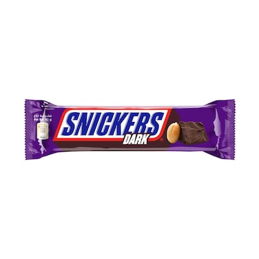 Snickers Dark Peanut Chocolate Bar 42g