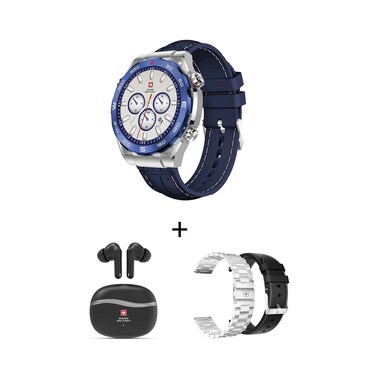 Swiss Military DOM3 White + Victor 4 + 2 Strap