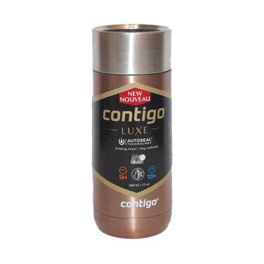 كوب سفر معزول بتفريغ الهواء من كونتيجو لوكس بسعة 360 مل