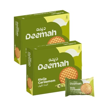 Deemah Kleija Cardamom Biscuit 62gx16 Pieces
