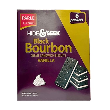 Buy Parle Hide & Seek Black Bourbon Cr&egrave;me Sandwich