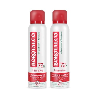 Borotalco Deodorant Spray Intensive 150mlx2 Pieces