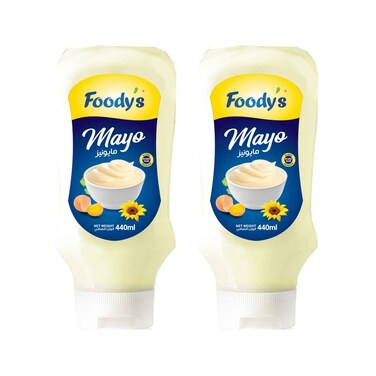 Foodys Mayo 440mlx2 Pieces