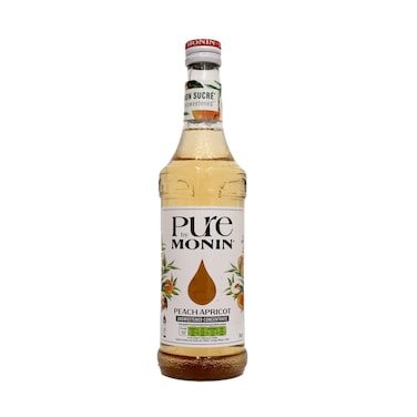 Pure By Monin Peach Apricot Unsweetened Concentrate 700ml