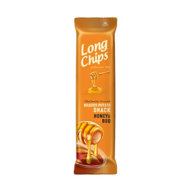 Long Chips Honey &amp; BBQ Mashed Potato Snack 75g
