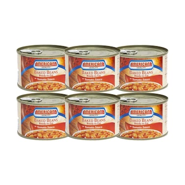 Americana Baked Beans in Tomato Sauce 220gx6 Pieces