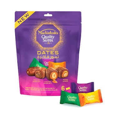 تمور متنوعة من ماكنتوش كواليتي ستريت 17 جرام × 6 قطع