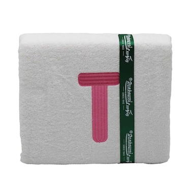Bath Towel Embroidery 70X140Cm- T