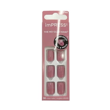 Kiss Impress The No Glue Manicure Petal Pink Color Nails