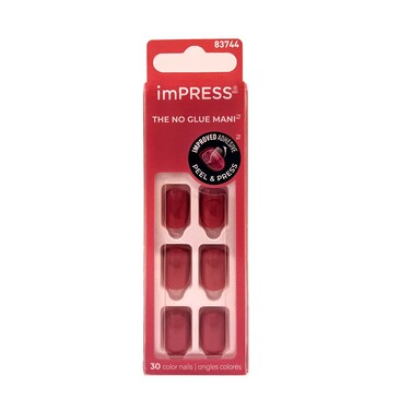 Kiss Impress The No Glue Manicure Reddy Or Not Color Nails