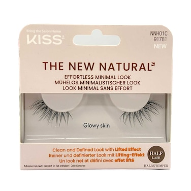 Kiss The New Natural Half Lashes Glowy Skin