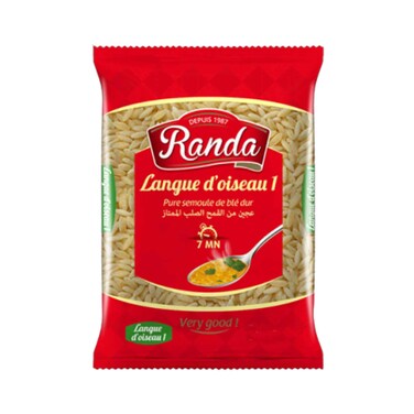 Randa Langue d Oiseau 1 Pasta Rizoni 500g