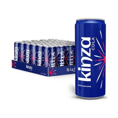 كينزا مشروب غازي كولا متنوع 250 مل × 15 قطعة