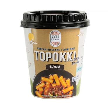Good Seoul Korean Rice Cake Topokki Bulgogi With Glass Noodles 93g